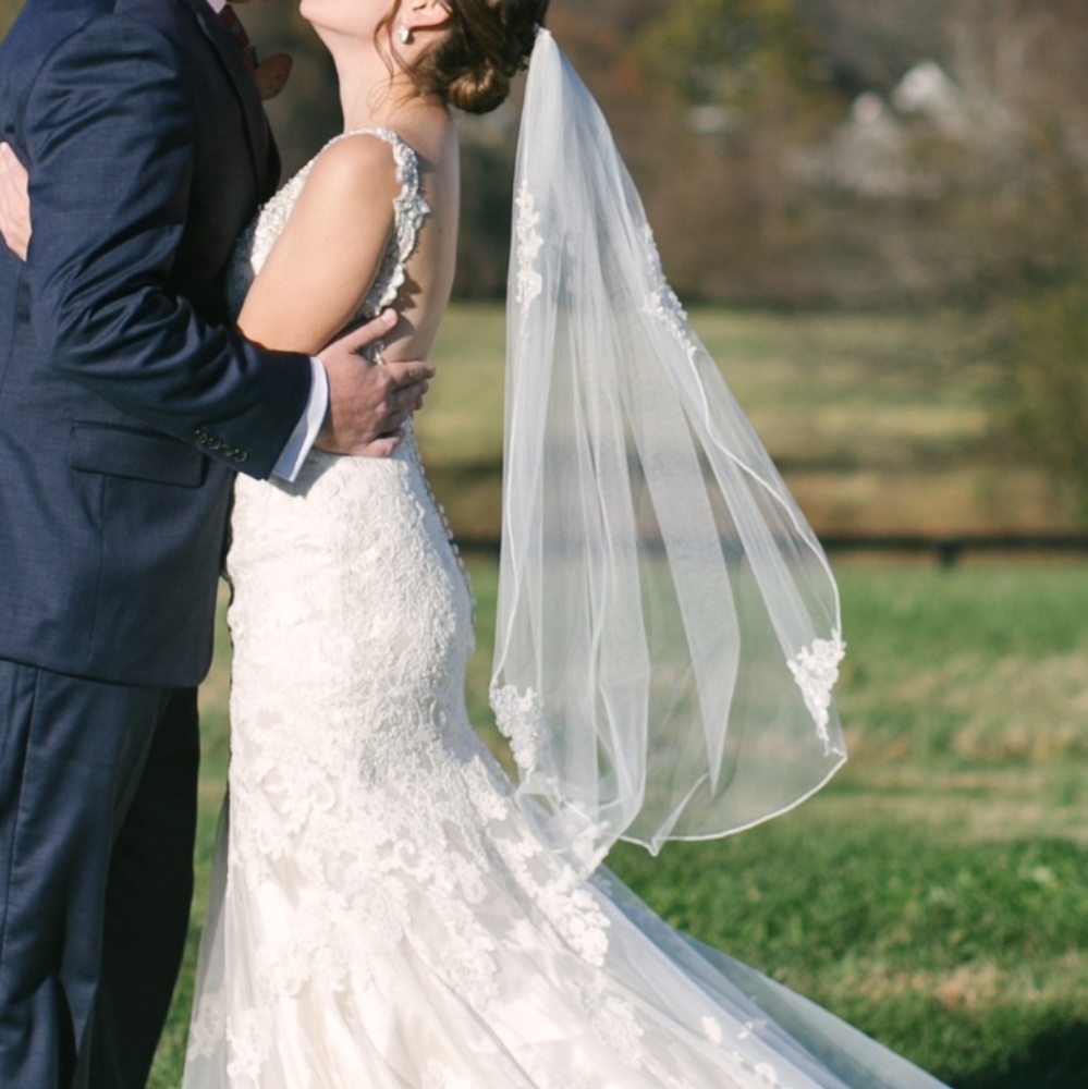 Beautiful wedding veil